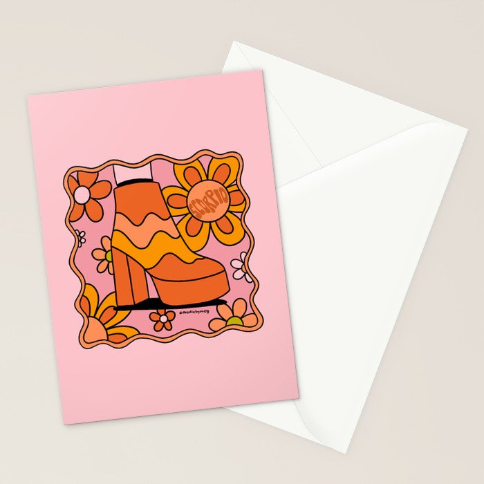 Scorpio Groovy Boot Stationery Card Gallery Image 2