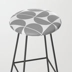 Mid Century Modern Geometric 04 Grey Stool Gallery Image 2