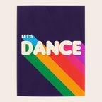 RAINBOW DANCE TYPOGRAPHY- let's dance Poster Gallery Image 4