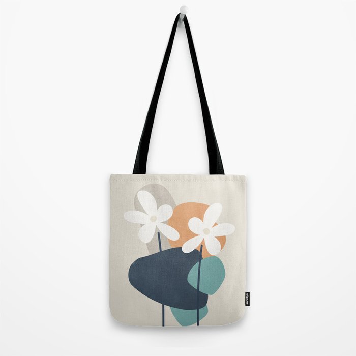 Abstract Flowers 3 Tote Bag Gallery Image 2