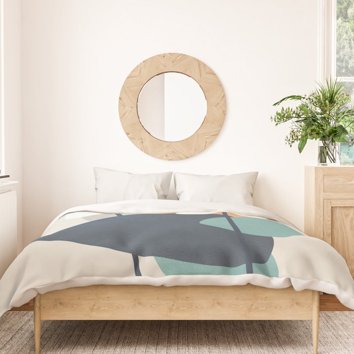 Abstract Flowers 3 Duvet Cover Gallery Image 3