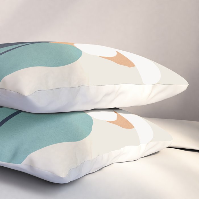 Abstract Flowers 3 Pillow Sham Gallery Image 3