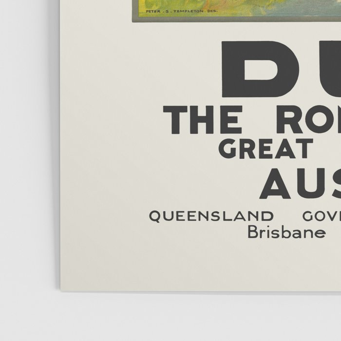 Dunk Island, Great Barrier Reef - Vintage Australian travel poster, 1930s Poster Gallery Image 3