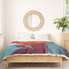 Georgia O'Keeffe Red Canna 1919 Duvet Cover Gallery Image 3