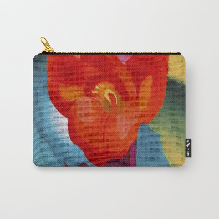 Georgia O'Keeffe Red Canna 1919 Carry All Pouch Gallery Image 1