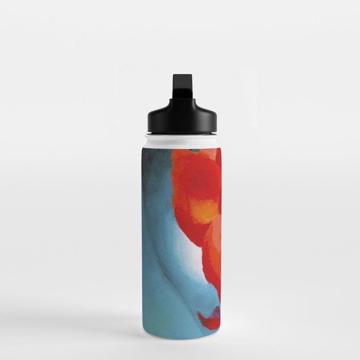 Georgia O'Keeffe Red Canna 1919 Water Bottle Gallery Image 3