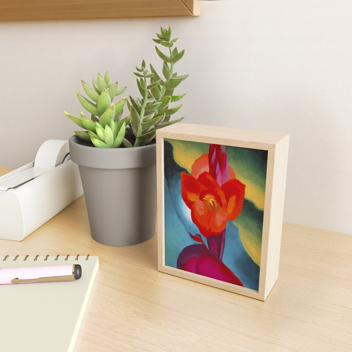Georgia O'Keeffe Red Canna 1919 Mini Art Print Gallery Image 2