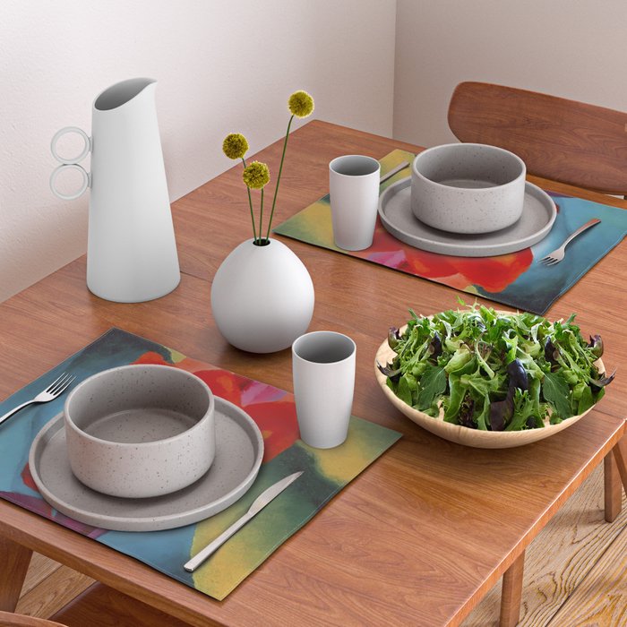 Georgia O'Keeffe Red Canna 1919 Placemat Gallery Image 2