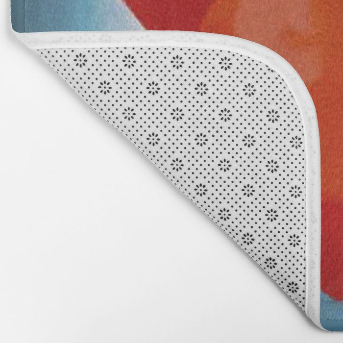 Georgia O'Keeffe Red Canna 1919 Bath Mat Gallery Image 2