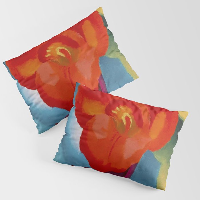 Georgia O'Keeffe Red Canna 1919 Pillow Sham Gallery Image 3