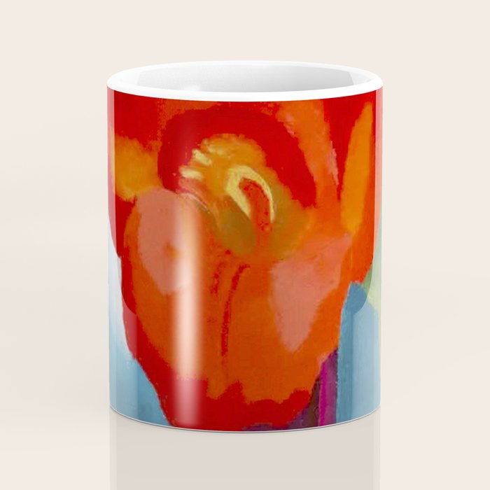 Georgia O'Keeffe Red Canna 1919 Coffee Mug Gallery Image 4