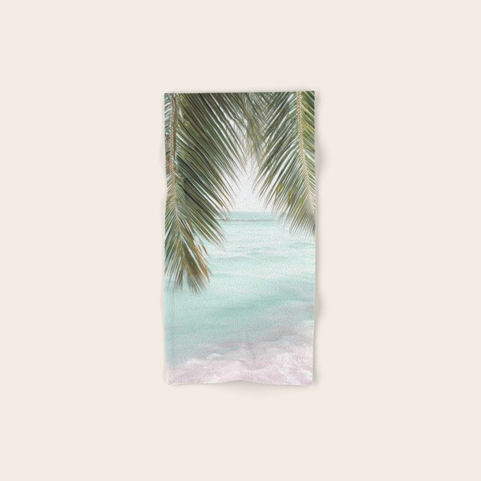 Tropical Escape - Palm Beach Wall Art Print Bath Towel Gallery Image 1