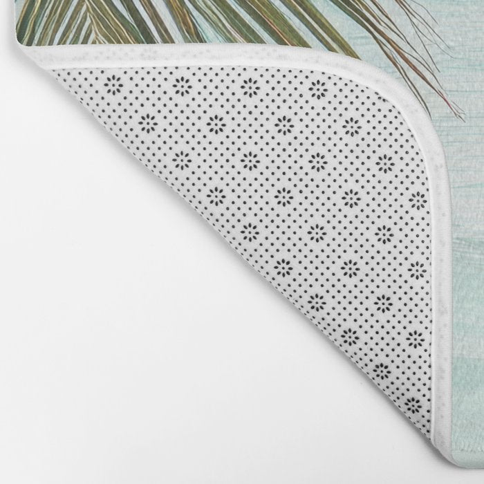 Tropical Escape - Palm Beach Wall Art Print Bath Mat Gallery Image 2