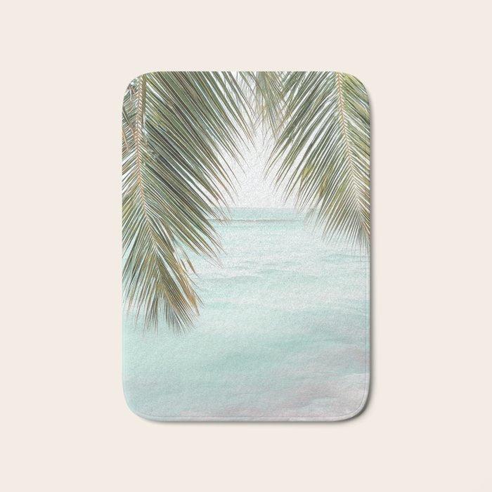 Tropical Escape - Palm Beach Wall Art Print Bath Mat Gallery Image 1