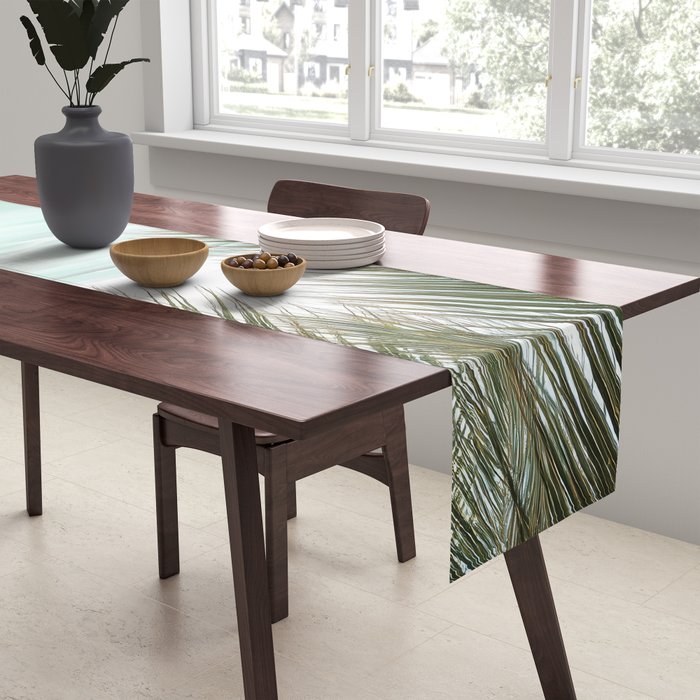Tropical Escape - Palm Beach Wall Art Print Table Runner Gallery Image 2