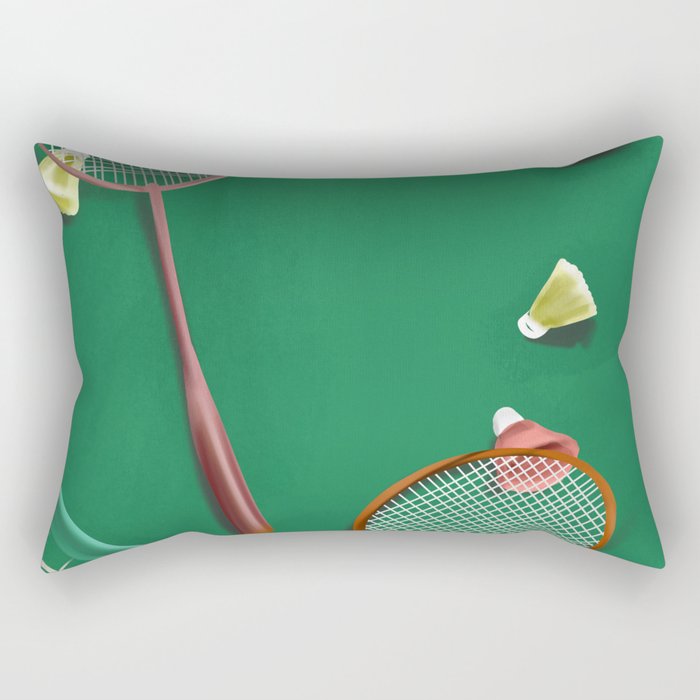 Dancing Feathers Rectangular Pillow Gallery Image 2