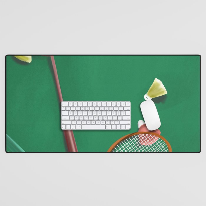 Dancing Feathers Desk Mat Gallery Image 1