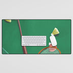 Dancing Feathers Desk Mat Gallery Image 1
