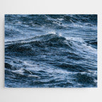 Marbled Waves of Blue Jigsaw Puzzle Gallery Image 1