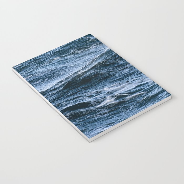 Marbled Waves of Blue Notebook Gallery Image 3
