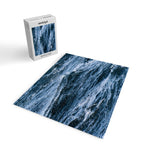 Marbled Waves of Blue Jigsaw Puzzle Gallery Image 2