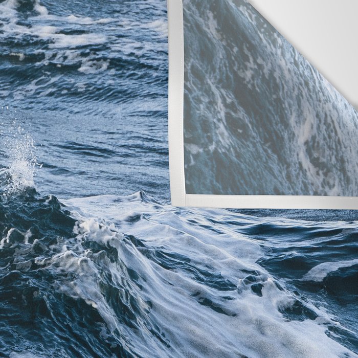Marbled Waves of Blue Wall Tapestry Gallery Image 3
