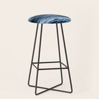 Marbled Waves of Blue Stool Gallery Image 1