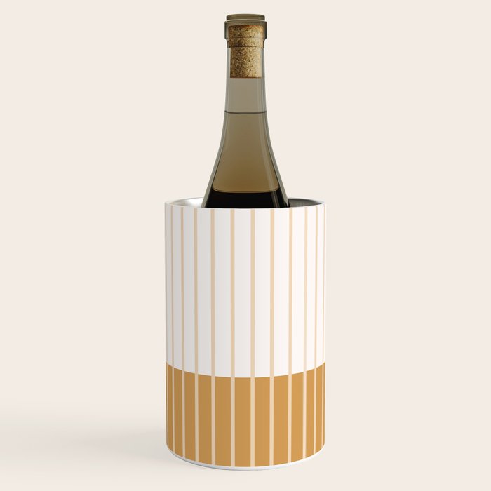 Color Block Line Abstract LXX Retro Boho Wine Chiller Gallery Image 3