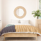 Color Block Line Abstract LXX Retro Boho Duvet Cover Gallery Image 3