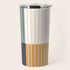 Color Block Line Abstract LXX Retro Boho Travel Mug Gallery Image 1