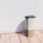 Color Block Line Abstract LXX Retro Boho Travel Mug Gallery Image 4