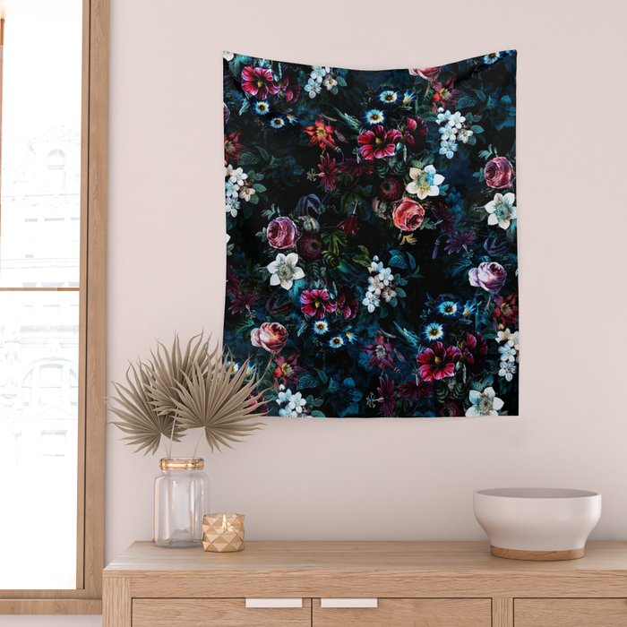NIGHT GARDEN XI Wall Tapestry Gallery Image 2