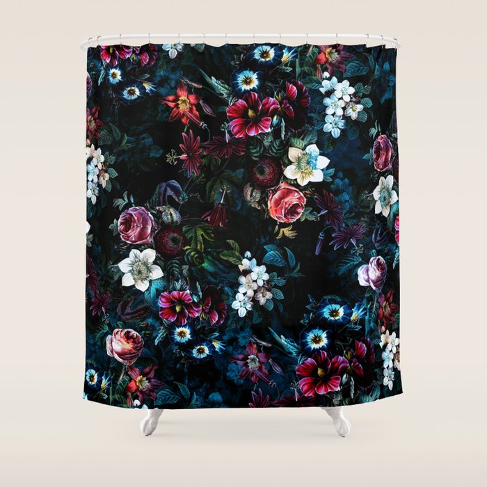 NIGHT GARDEN XI Shower Curtain Gallery Image 1
