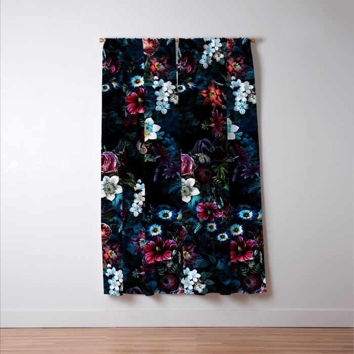 NIGHT GARDEN XI Window Curtain Gallery Image 3