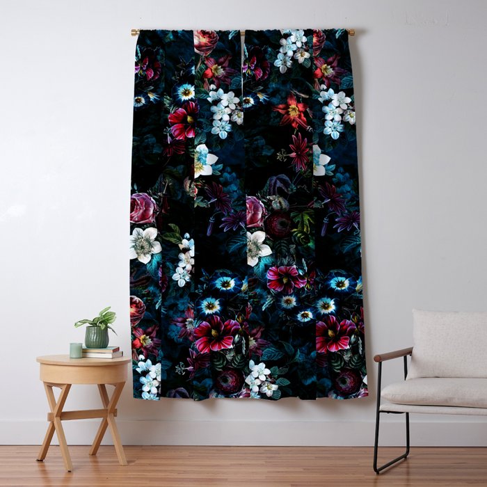 NIGHT GARDEN XI Window Curtain Gallery Image 1