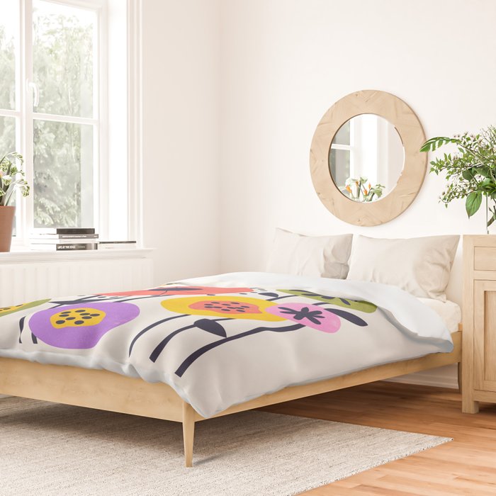 Paris: Botanica Edition | Flower Market Duvet Cover Gallery Image 2