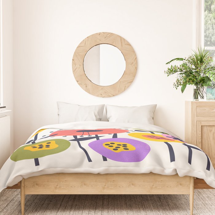 Paris: Botanica Edition | Flower Market Duvet Cover Gallery Image 3
