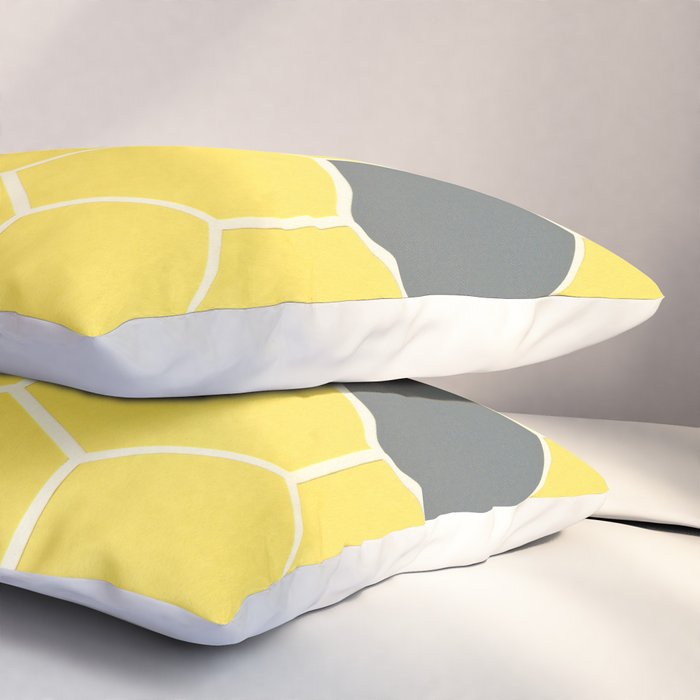 Yellow Honeycomb Pillow Sham Gallery Image 3