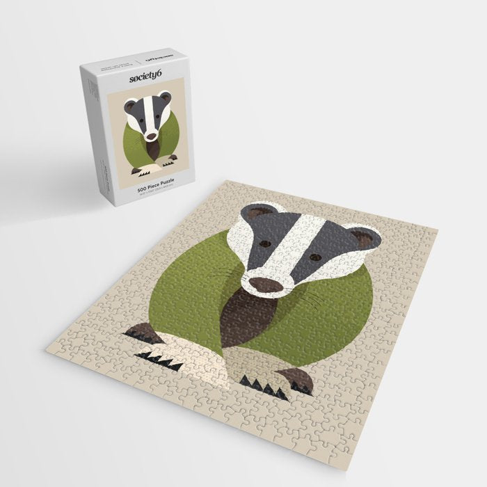 Whimsy Badger Jigsaw Puzzle Gallery Image 2