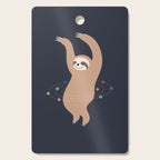 Sloth Galaxy Cutting Board Gallery Image 1