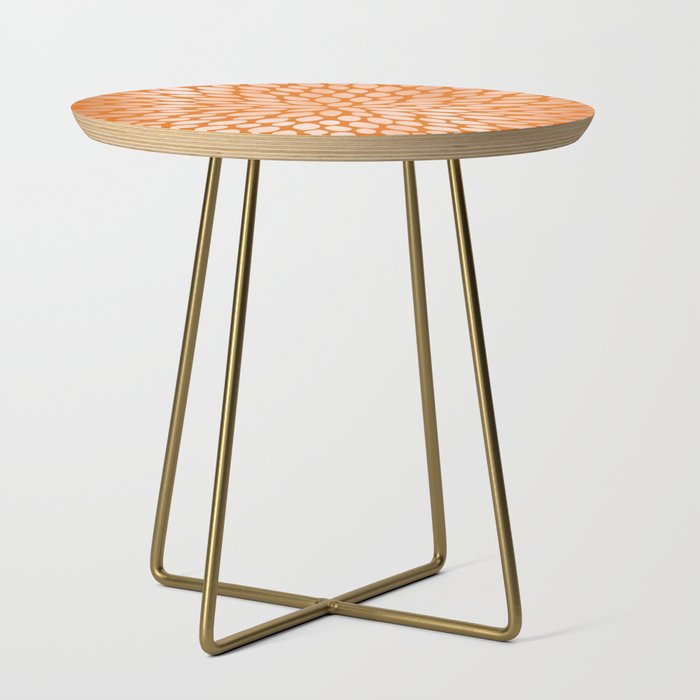 Floral Bloom in Orange Side Table Gallery Image 1