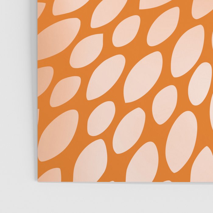 Floral Bloom in Orange Poster Gallery Image 3
