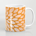Floral Bloom in Orange Coffee Mug Gallery Image 1