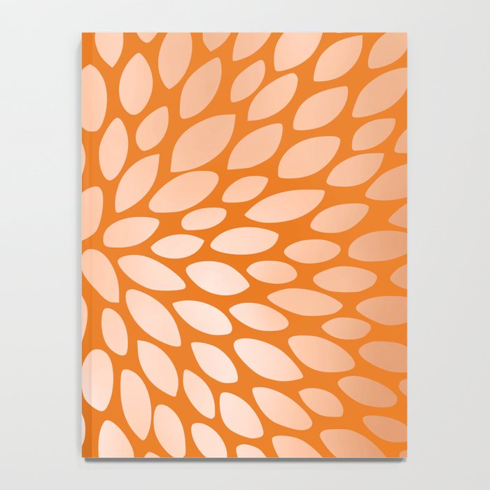 Floral Bloom in Orange Notebook Gallery Image 4