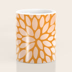 Floral Bloom in Orange Coffee Mug Gallery Image 4
