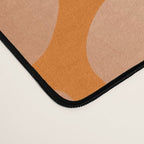 Floral Bloom in Orange Desk Mat Gallery Image 4