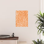 Floral Bloom in Orange Poster Gallery Image 2