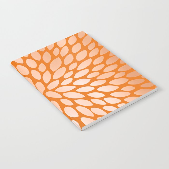 Floral Bloom in Orange Notebook Gallery Image 1