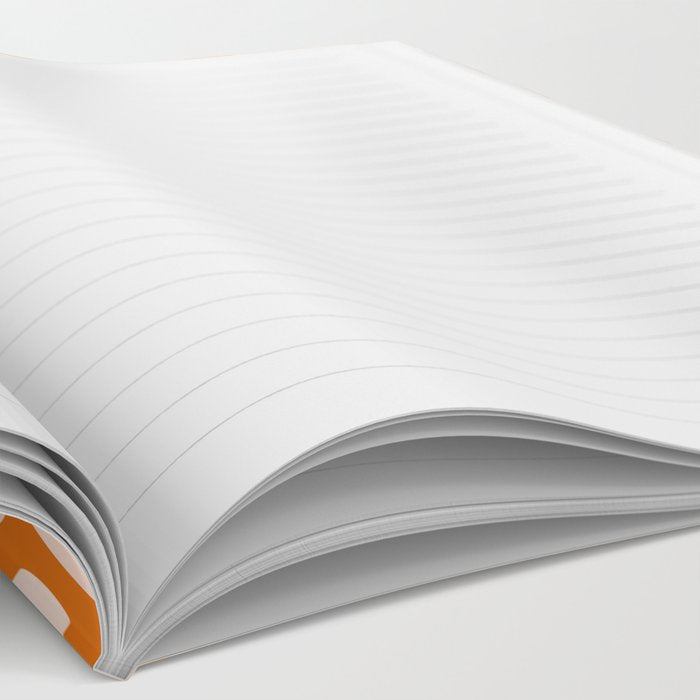 Floral Bloom in Orange Notebook Gallery Image 2