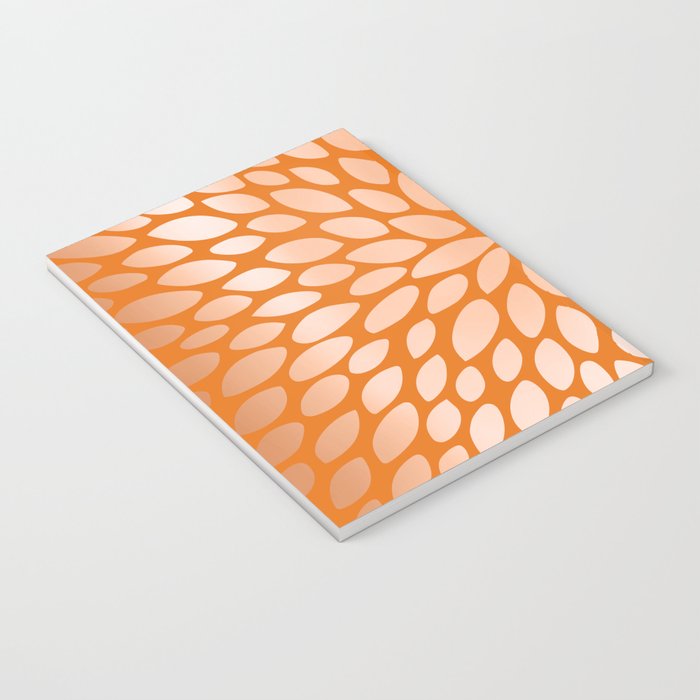 Floral Bloom in Orange Notebook Gallery Image 3